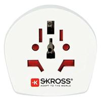SKROSS | 1.500225-E | World to UK | Universele reisadapter voor VK - Spanning en vermogen 100V – 700W / 250V – 1750W - Bescherming tegen elektrische schokken