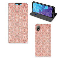 Huawei Y5 (2019) Hoesje met Magneet Pattern Orange