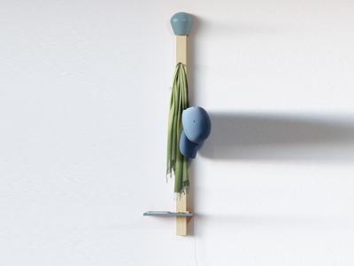 Kapstok ALLUMETTI grijs