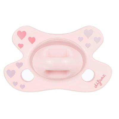 Difrax Fopspeen Dental Newborn Junior Siliconen Roze