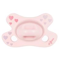 Difrax Fopspeen Dental Newborn Junior Siliconen Roze