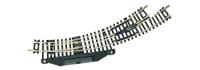 N Fleischmann rails (zonder ballastbed) 22273 Gebogen wissel, Elektrisch, Links 42 ° 194.6 mm, 228.2 mm 1 stuk(s) - thumbnail