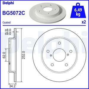 Remschijf BG5072C