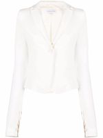 Patrizia Pepe blazer à simple boutonnage - Blanc