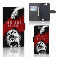 Huawei Ascend G7 Portemonnee Hoesje Zombie Blood