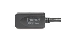 Digitus USB-kabel USB 2.0 USB-A bus, USB-A stekker 25.00 m Zwart Met USB, Met verlengkabel DA-73103 - thumbnail