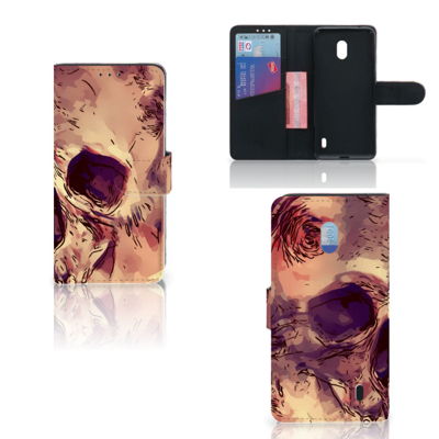 Telefoonhoesje met Naam Nokia 2.2 Skullhead Telefoonhoesje met Naam Nokia 2.2 Skullhead