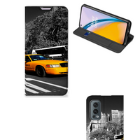 OnePlus Nord 2 5G Book Cover New York Taxi