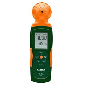 Extech CO240 Kooldioxidemeter 0 - 9999 ppm Met temperatuurmeting, Met USB-interface, Met datalogger