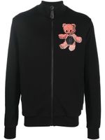 Philipp Plein sweat Teddy Bear à fermeture zippée - Noir - thumbnail