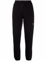 MSGM pantalon de jogging à logo imprimé - Noir