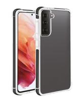 Vivanco RSCVVSGS21T Safe Steady Backcover Samsung Galaxy S21 (5G) Zwart, Transparant