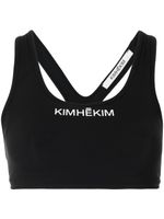 Kimhekim brassière de sport à logo imprimé - Noir - thumbnail