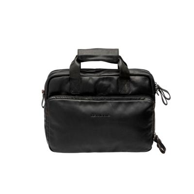 New Looxs Cali leren laptop fietstas - 18 liter (Basiskleur: zwart)