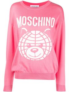 Moschino pull Teddy Bear en intarsia - Rose