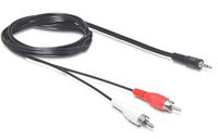 Delock 84212 Kabel Audio 3,5 mm stereo jack male > 2 x RCA male 5 m - thumbnail