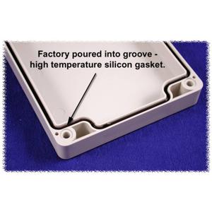 Hammond Electronics 1554FGASKET Afdichting Silicone Zwart 2 stuk(s)