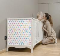 Meubel sticker pastel kleuren kinderpatroon - thumbnail