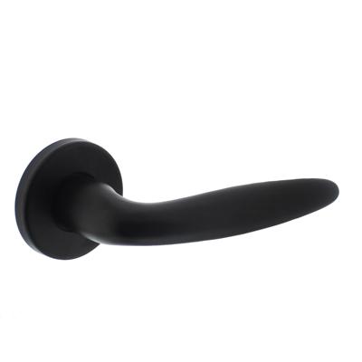 Intersteel Deurkruk Sigaar Op Rozet Mat Zwart | Zwarte Deurklink | Set van 2 Deurkrukken Intersteel Deurkruk Sigaar Op Rozet Mat Zwart | Zwarte Deurklink | Set van 2 Deurkrukken