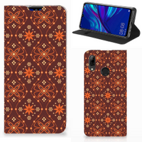 Huawei P Smart (2019) Hoesje met Magneet Batik Brown