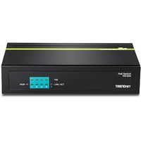 Trendnet TPE-S50 netwerk-switch Unmanaged L2 Fast Ethernet (10/100) Power over Ethernet (PoE) Zwart - thumbnail