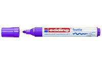 Viltstift edding 4500 textiel rond neonviolet 2-3mm