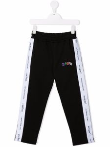 MSGM Kids pantalon de jogging à logo - Noir