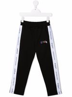 MSGM Kids pantalon de jogging à logo - Noir