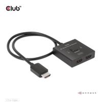 Club 3D HDMI switch 2-in-1 bi-directional for 8K60Hz or 4K120Hz hdmi switch 0.5 meter - thumbnail