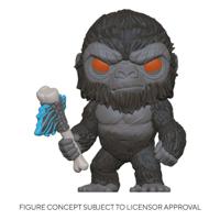 Godzilla Vs Kong POP! Movies Vinyl Figure King Kong with Axe 9cm - thumbnail