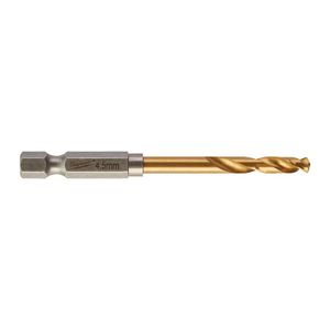 Milwaukee Accessoires Metaalboor SWave HSS-G Ti. 4.5mm -10pcs - 4932478179