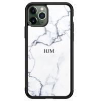iPhone 11 Pro glazen hoesje ontwerpen - Marmer grijs