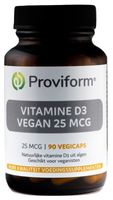 Proviform Vitamine D3 vegan 25mcg (90 vega caps)