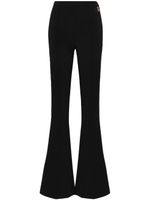 Elisabetta Franchi pantalon à coupe évasée - Noir