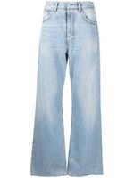 Acne Studios jean droit à effet usé - Bleu