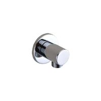 Luxe Messing Muur Doucheaansluiting Rond 1/2" Chroom Aqua Splash