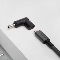 Akyga AK-ND-C10 tussenstuk voor kabels USB-C 4.5 x 3.0 mm Zwart - thumbnail