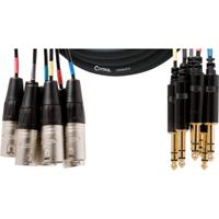 Cordial CML8-0MV3C Intro multikabel 8x XLR male - 8x 6.3mm TRS jack 3m - thumbnail