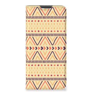 OPPO A54s | A16 | A16s Hoesje met Magneet Aztec Yellow