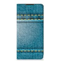 Samsung Galaxy A73 Hippe Standcase Jeans - thumbnail