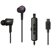 Asus CETRA II In Ear oordopjes Gamen Kabel Stereo Zwart Noise Cancelling Volumeregeling - thumbnail