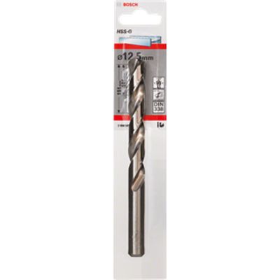 Bosch Accessories 2608585941 HSS Metaal-spiraalboor 12.5 mm Gezamenlijke lengte 151 mm Geslepen DIN 338 Cilinderschacht 1 stuk(s)
