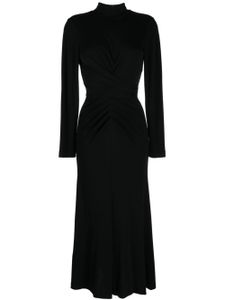 DVF Diane von Furstenberg robe Marquise à coupe longue - Noir