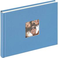 walther+ design FA207U Fotoalbum (b x h) 22 cm x 16 cm Blauw 40 bladzijden