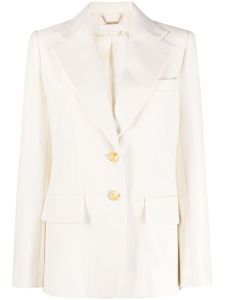 Chloé embossed-buttons single-breasted blazer - Tons neutres