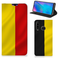 Huawei P30 Lite New Edition Standcase Belgische Vlag - thumbnail