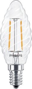 Philips Lighting 34772400 LED Energielabel E (A - G) E14 Kaars gedraaid 2 W = 25 W Warmwit (Ø x l) 35 mm x 97 mm 1 stuk(s)