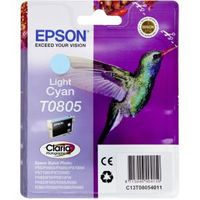 Epson Hummingbird Singlepack Light Cyan T0805 Claria Photographic Ink - thumbnail