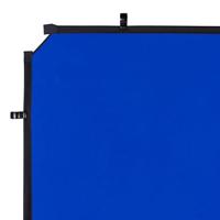Manfrotto EzyFrame Fotografie/Video Groot Formaat Opvouwbare Achtergrond Cover 2 x 2.3m - Chroma Key Blauw/Ultra-Draagbaar/Familie Shoots/Portretten/Geanimeerde Actie Poses/Mode/Commercieel - LL