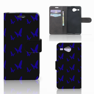 Acer Liquid Z520 Telefoon Hoesje Vlinder Patroon Acer Liquid Z520 Telefoon Hoesje Vlinder Patroon